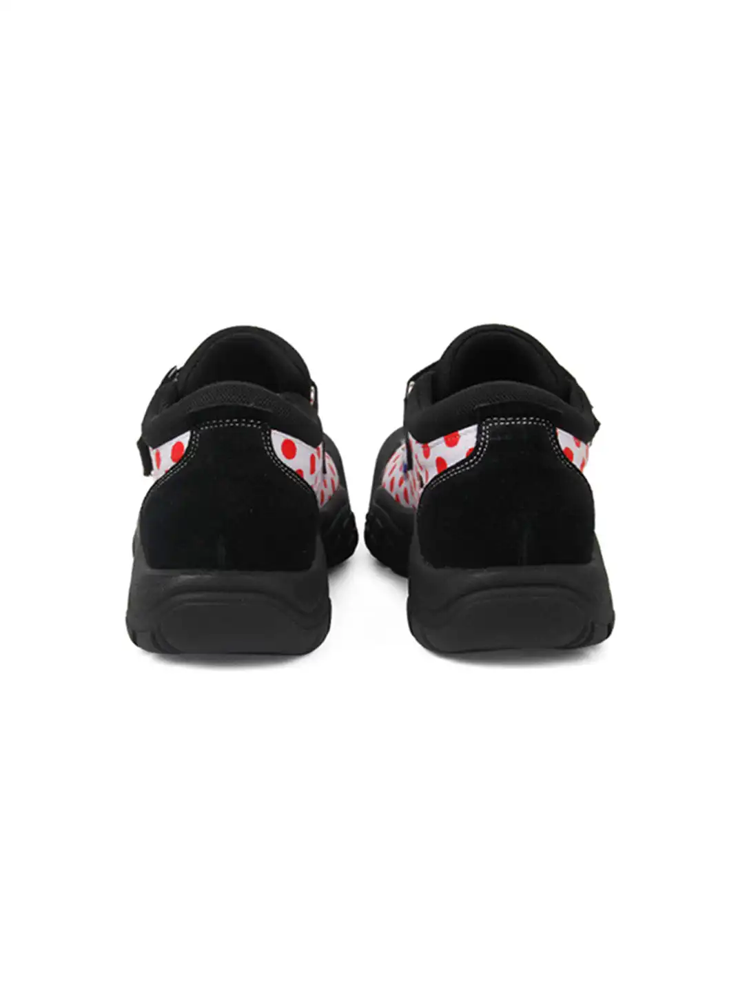 Enqo | Polka Dot Velcro Strap Casual Sneakers