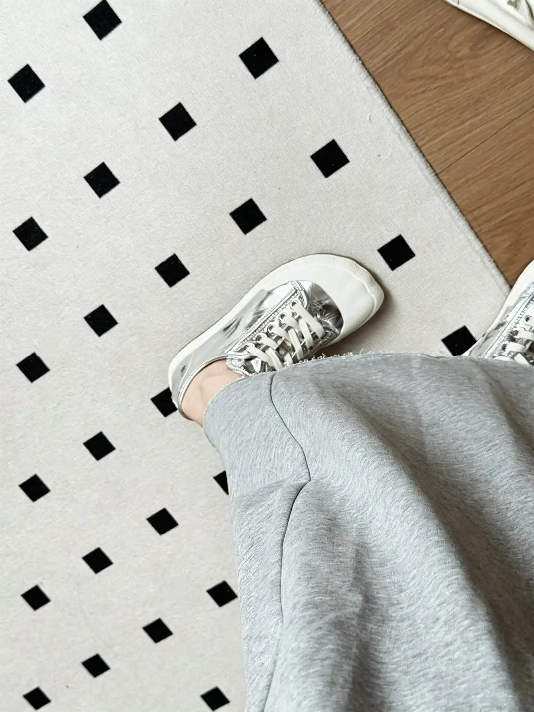 SSStudio | Ribbed Toe Cap Lace-Up Casual Sneakers