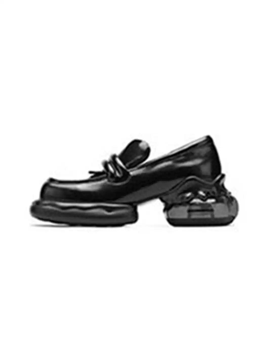 HH | Square Toe Wavy Platform Loafers