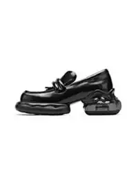 HH | Square Toe Wavy Platform Loafers
