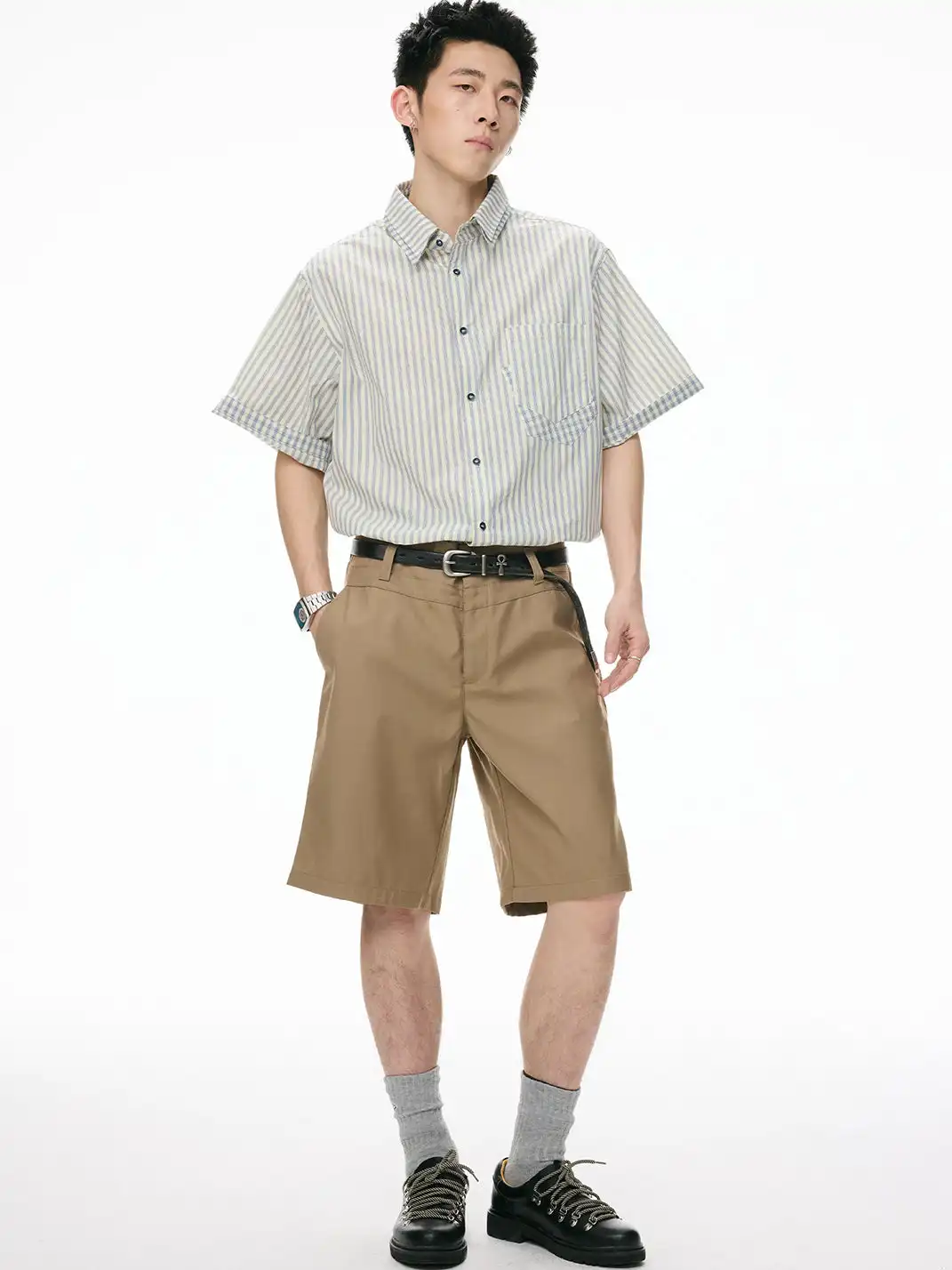 BOTANICA | Double Waistband Straight Fit Trousers