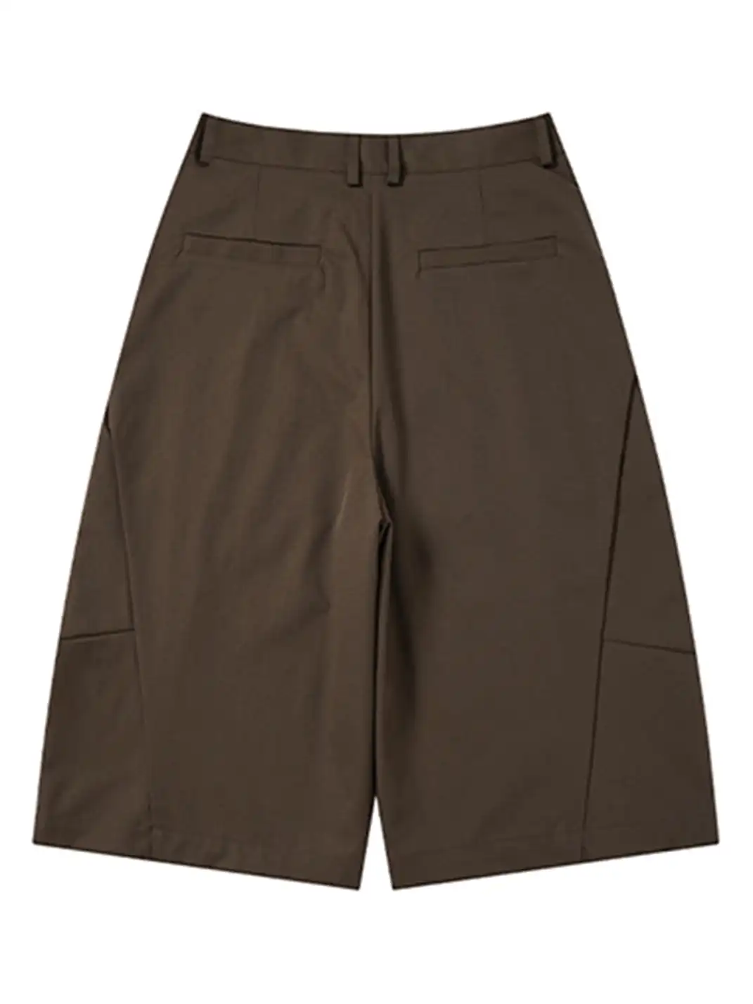 BOTANICA | Three-Dimensional Cut Double-Pleated Cropped Trousers