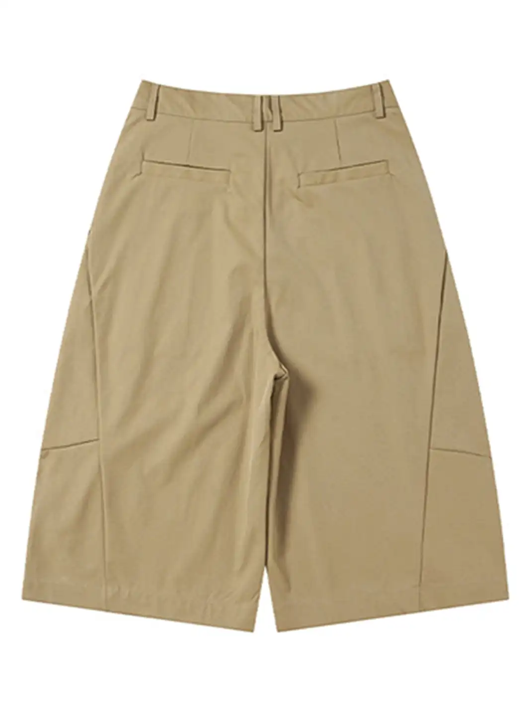BOTANICA | Three-Dimensional Cut Double-Pleated Cropped Trousers