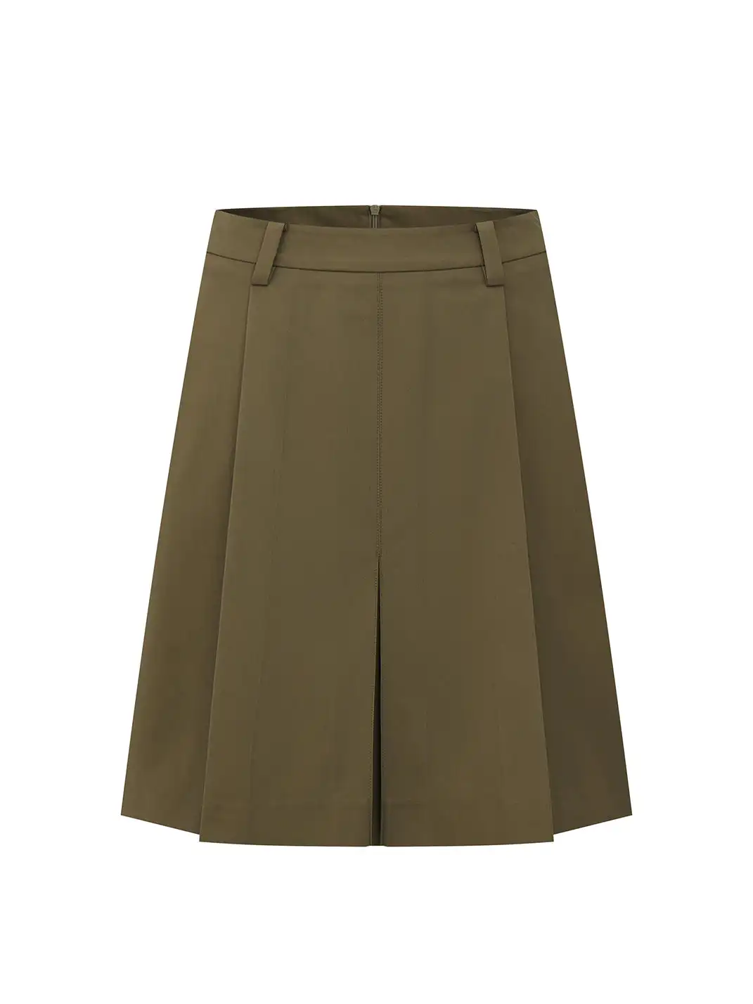 EVISTUB | Split A-Line Low Waist Skirt