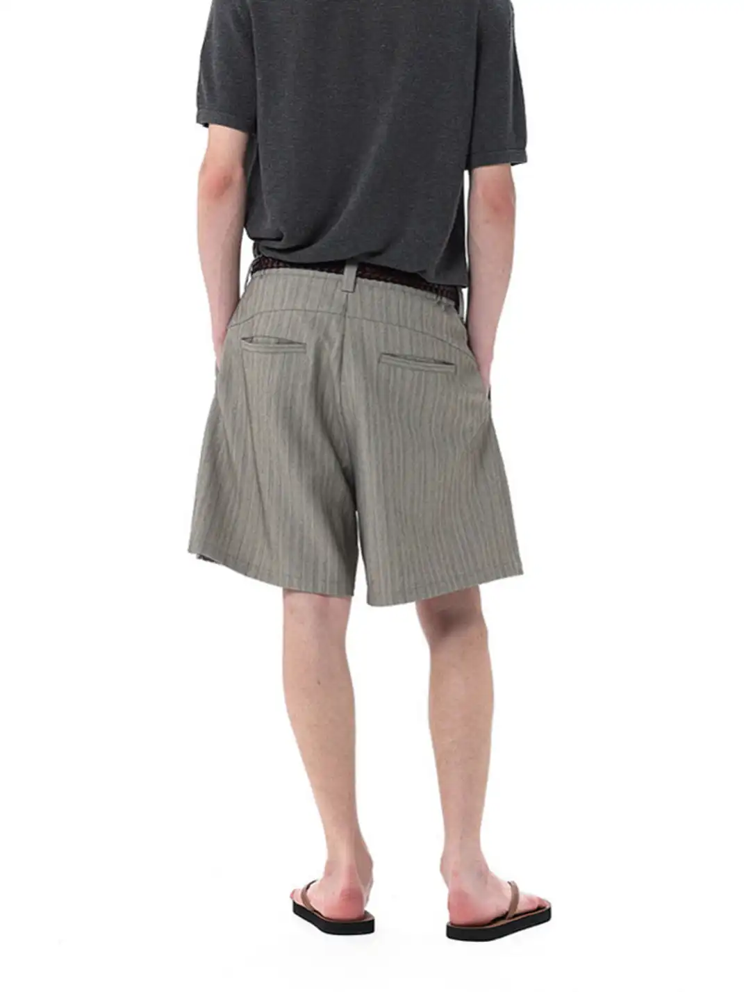 Unvesno | Versatile Striped Blazer Shorts