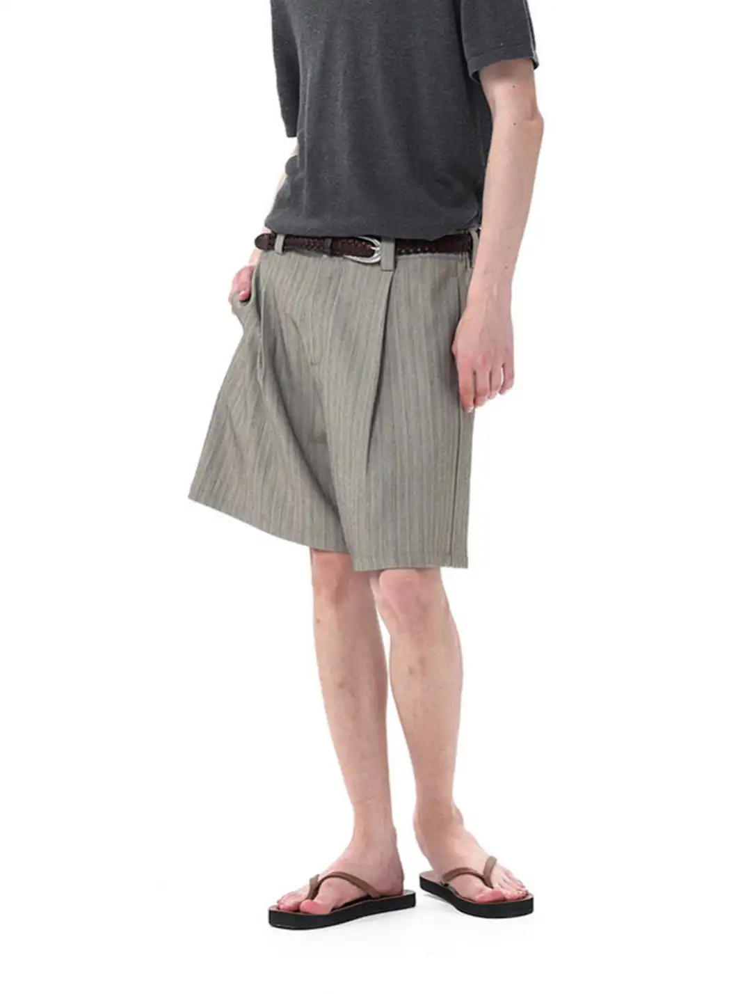 Unvesno | Versatile Striped Blazer Shorts