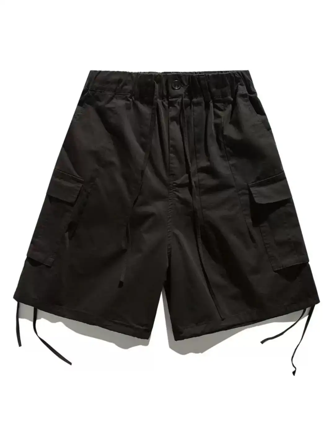 Jiwuus | Vintage Straight Leg Casual Shorts