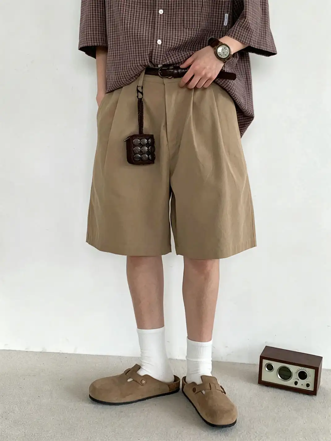 Jiwuus | Versatile Loose Fit Bermuda shorts