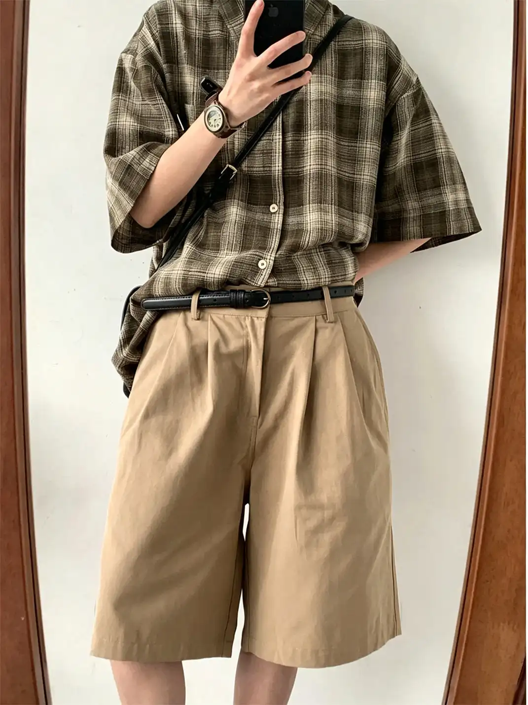 Jiwuus | Versatile Loose Fit Bermuda shorts
