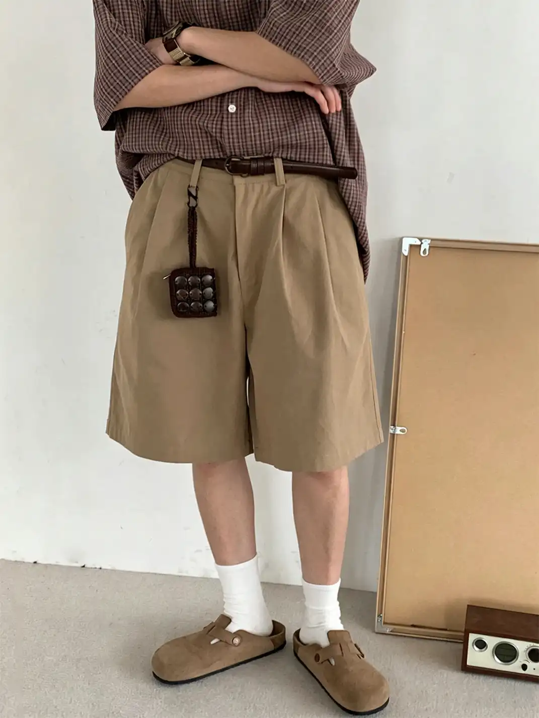 Jiwuus | Versatile Loose Fit Bermuda shorts
