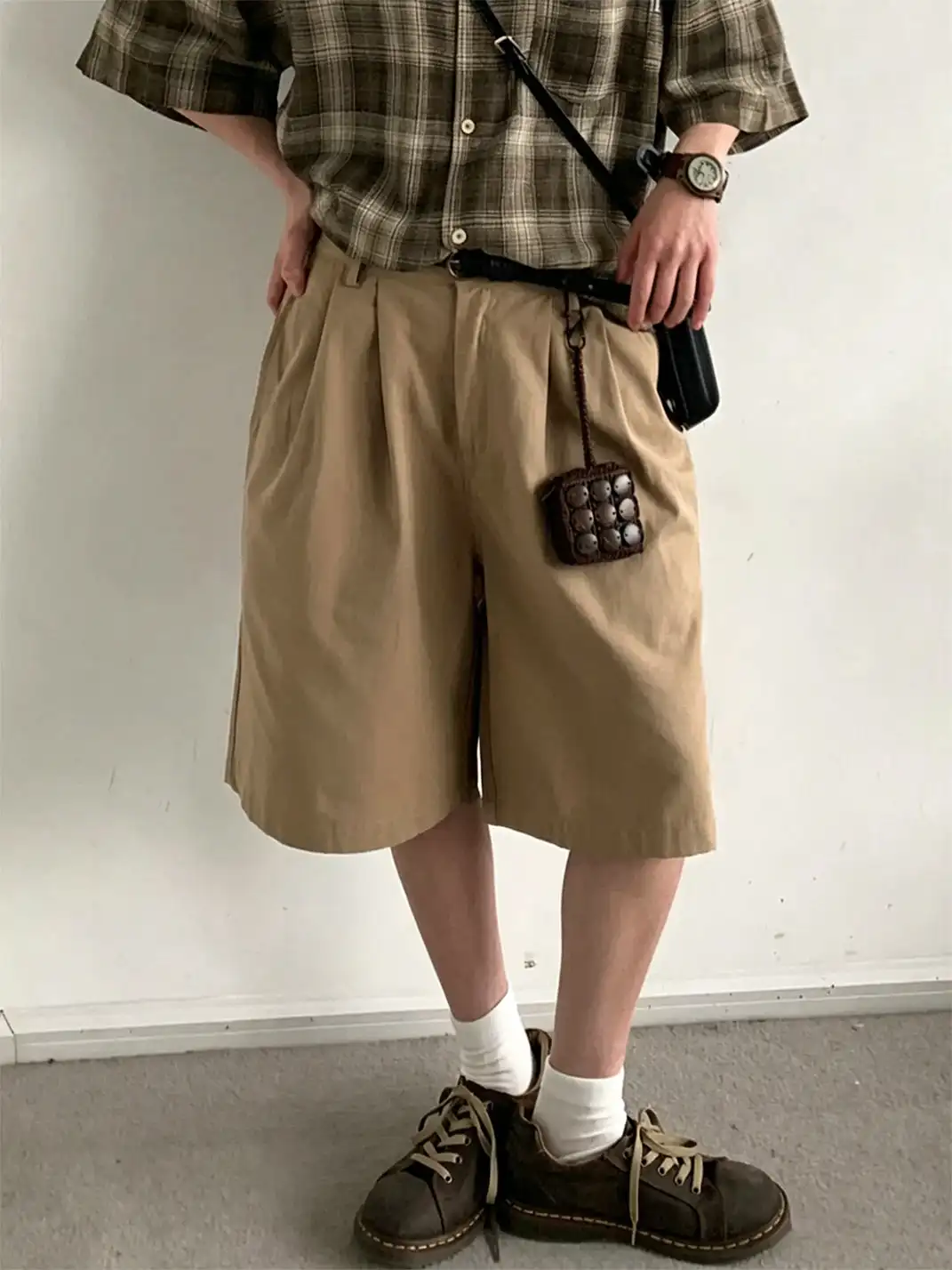 Jiwuus | Versatile Loose Fit Bermuda shorts