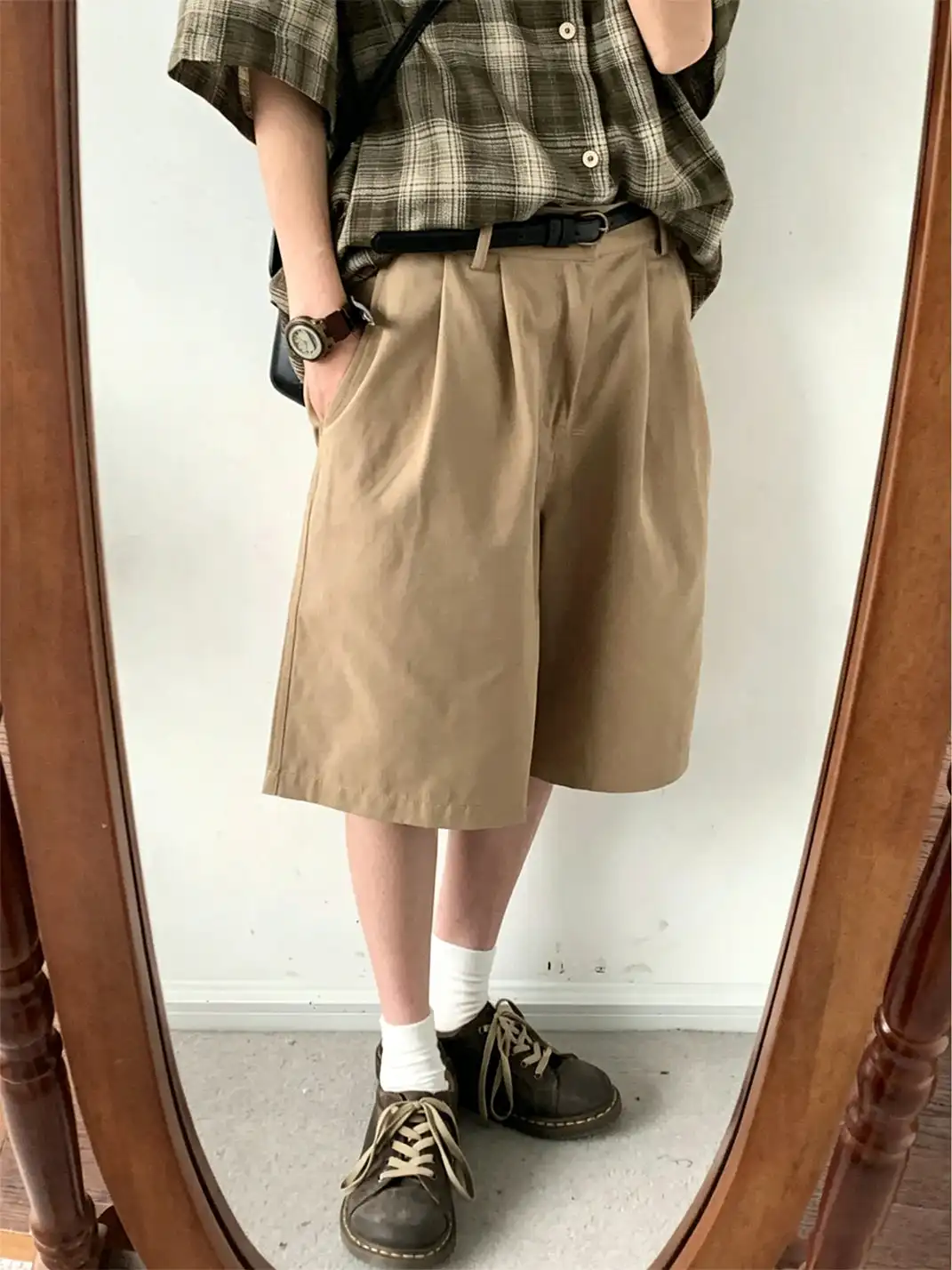Jiwuus | Versatile Loose Fit Bermuda shorts