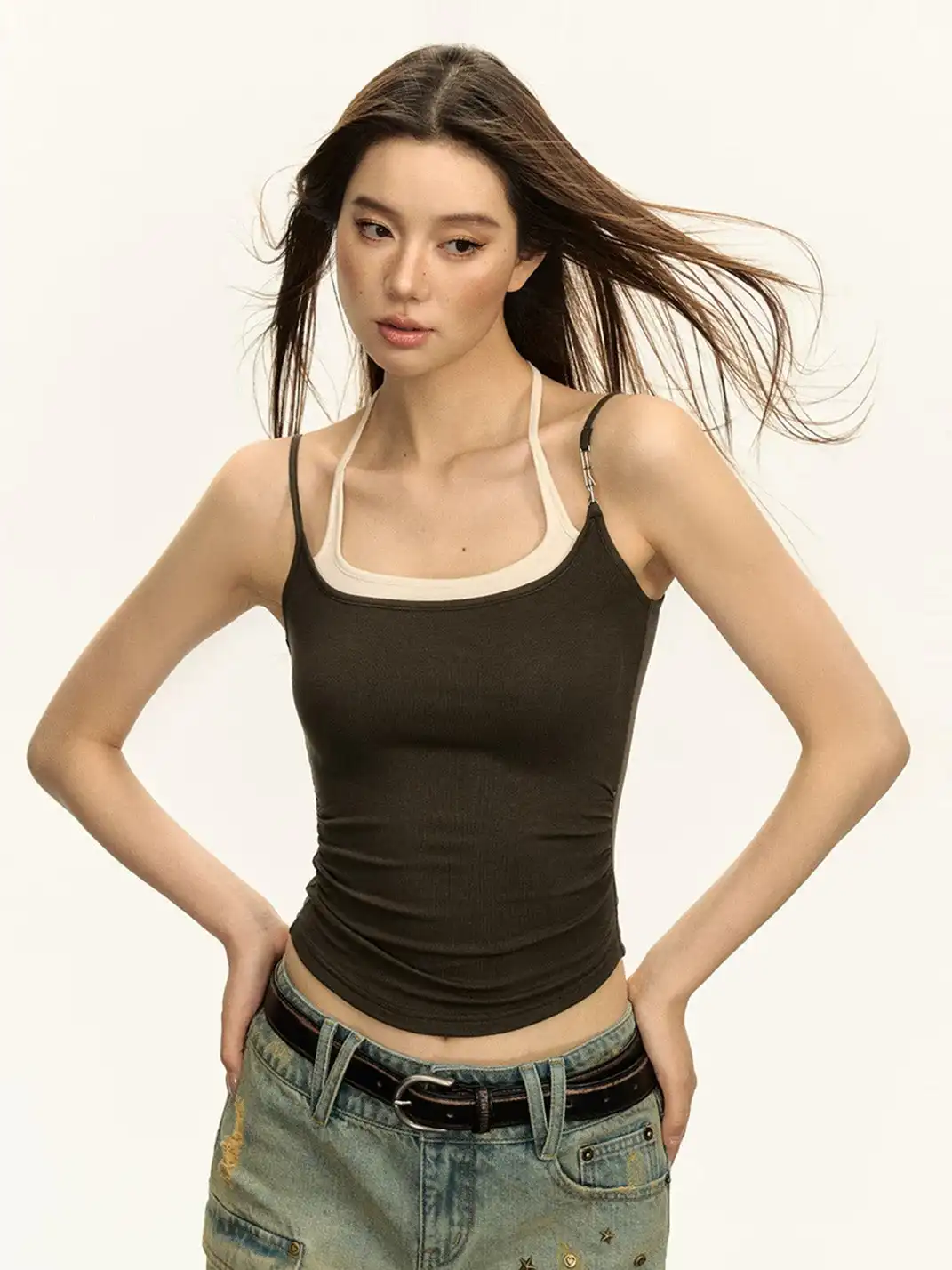 ARISEISM | Vintage Designed Halter Cami Top