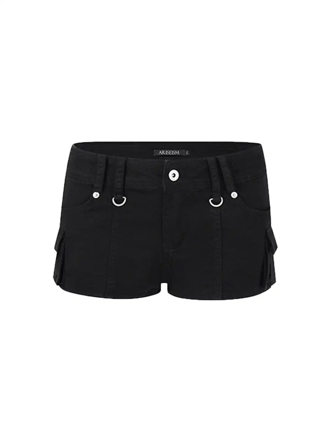 ARISEISM | Vintage Black Denim Shorts