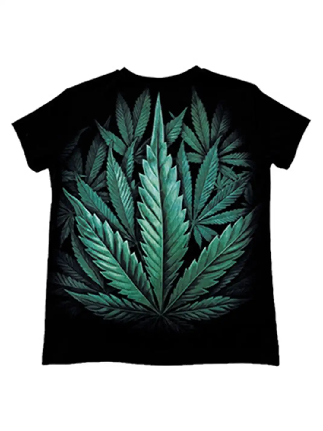 noEmosen | Gradient Digital Print Slim Fit Shoulder Street Tee