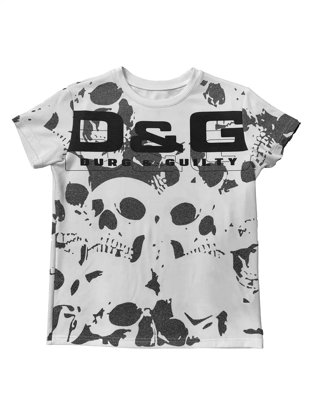 noEmosen | All-Over Skull Print T-Shirt