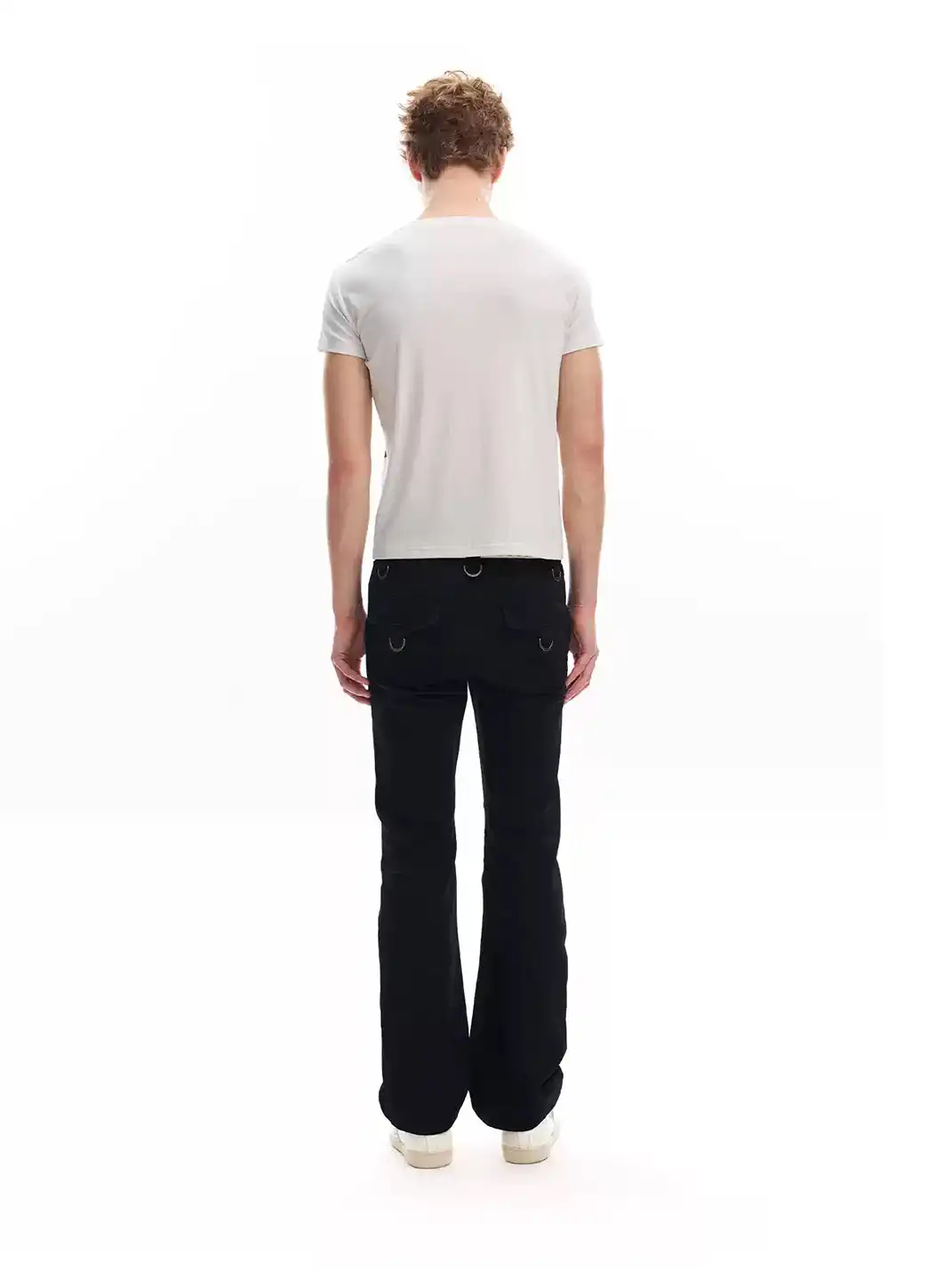 noEmosen | Multi-Zipper Metallic Pants