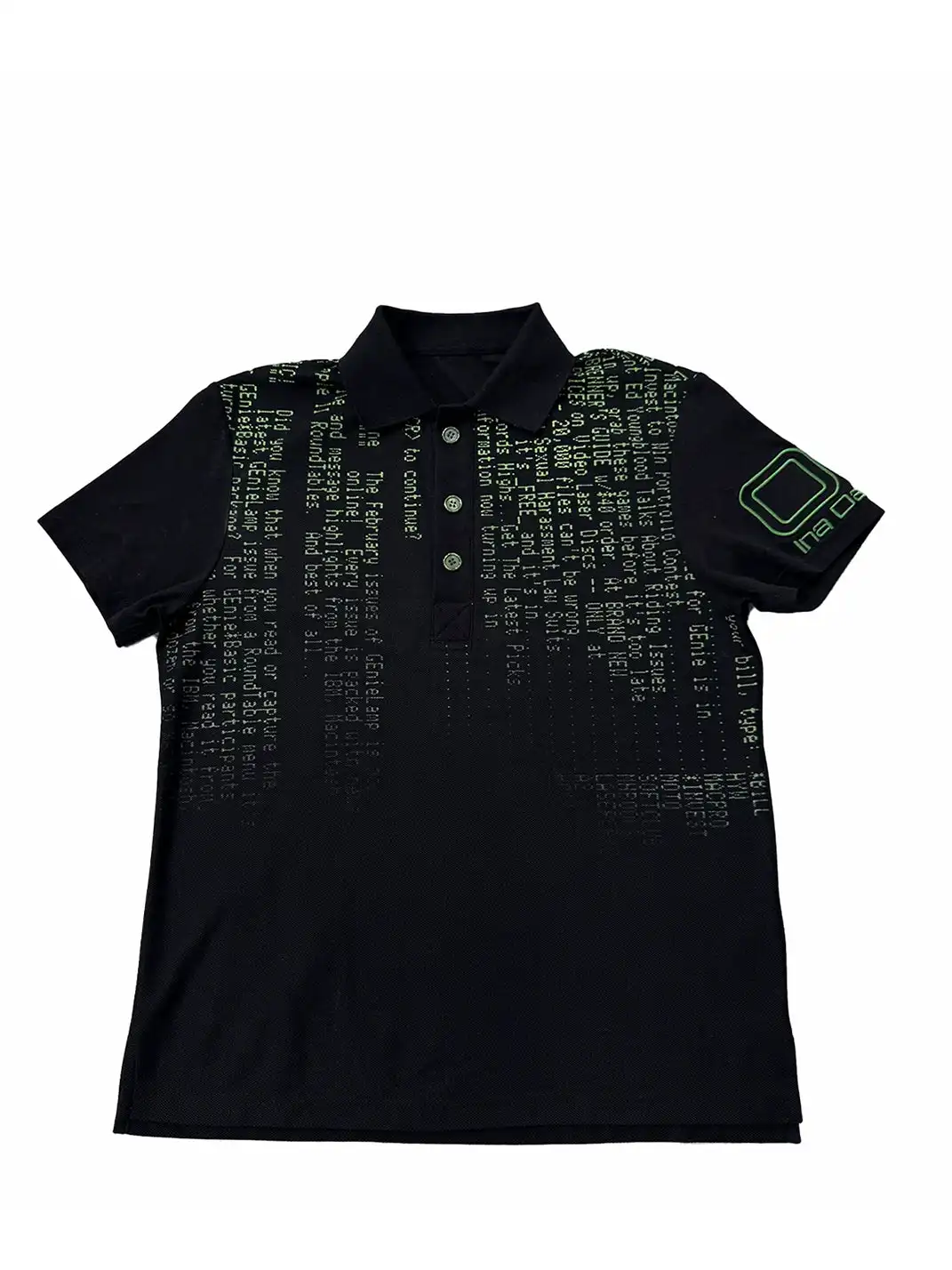 noEmosen | Digital Terminal Gradient Print Polo T-Shirt