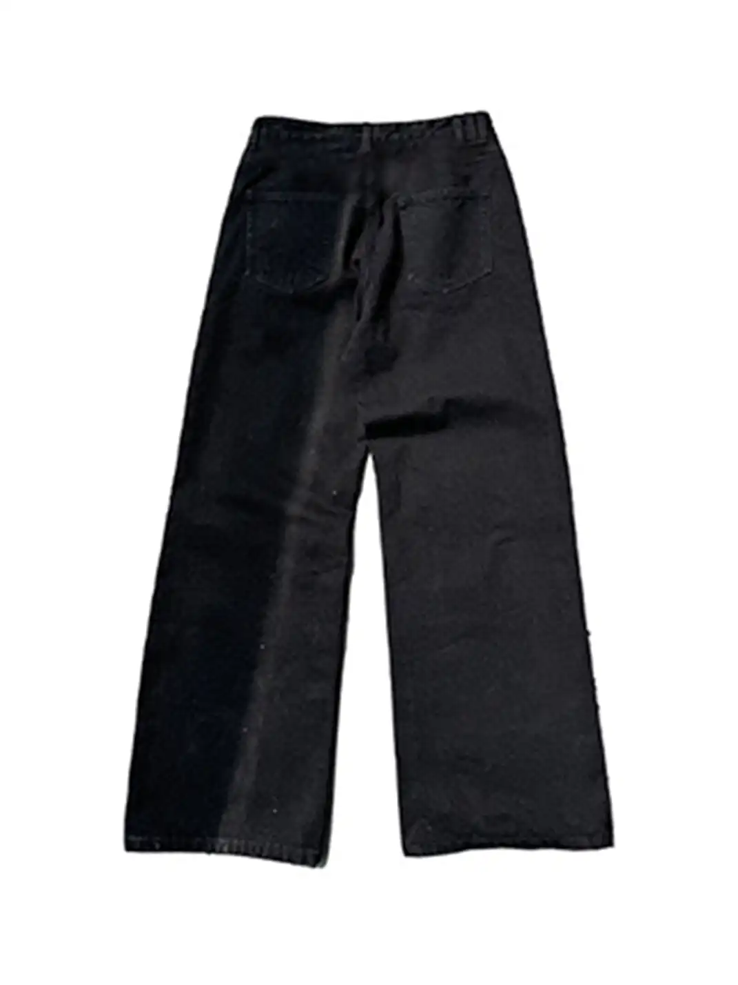 noEmosen | Double-Knee Distressed Patch Plaid Jeans