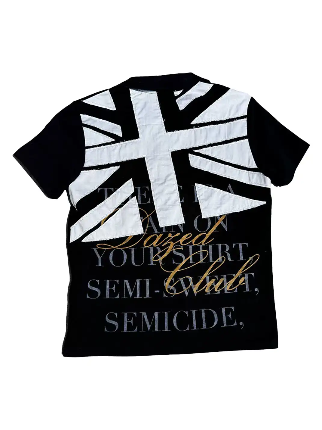 noEmosen | Union Jack Patch Embroidery T-Shirt