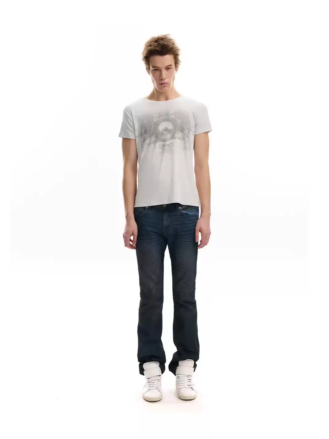noEmosen | Chest Vibration Digital Print T-Shirt