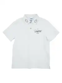 Vinkid | Starburst Waffle Knit Polo Neck T-Shirt