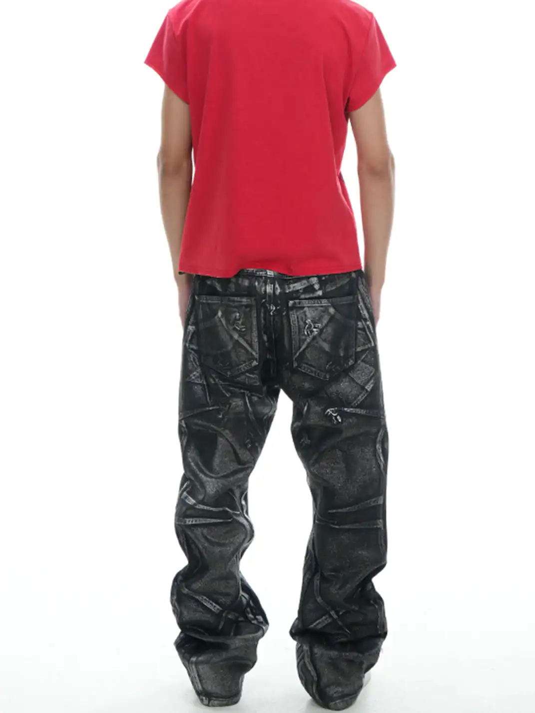 Vinkid | Star Ring Pigeon Silver Wash Jeans