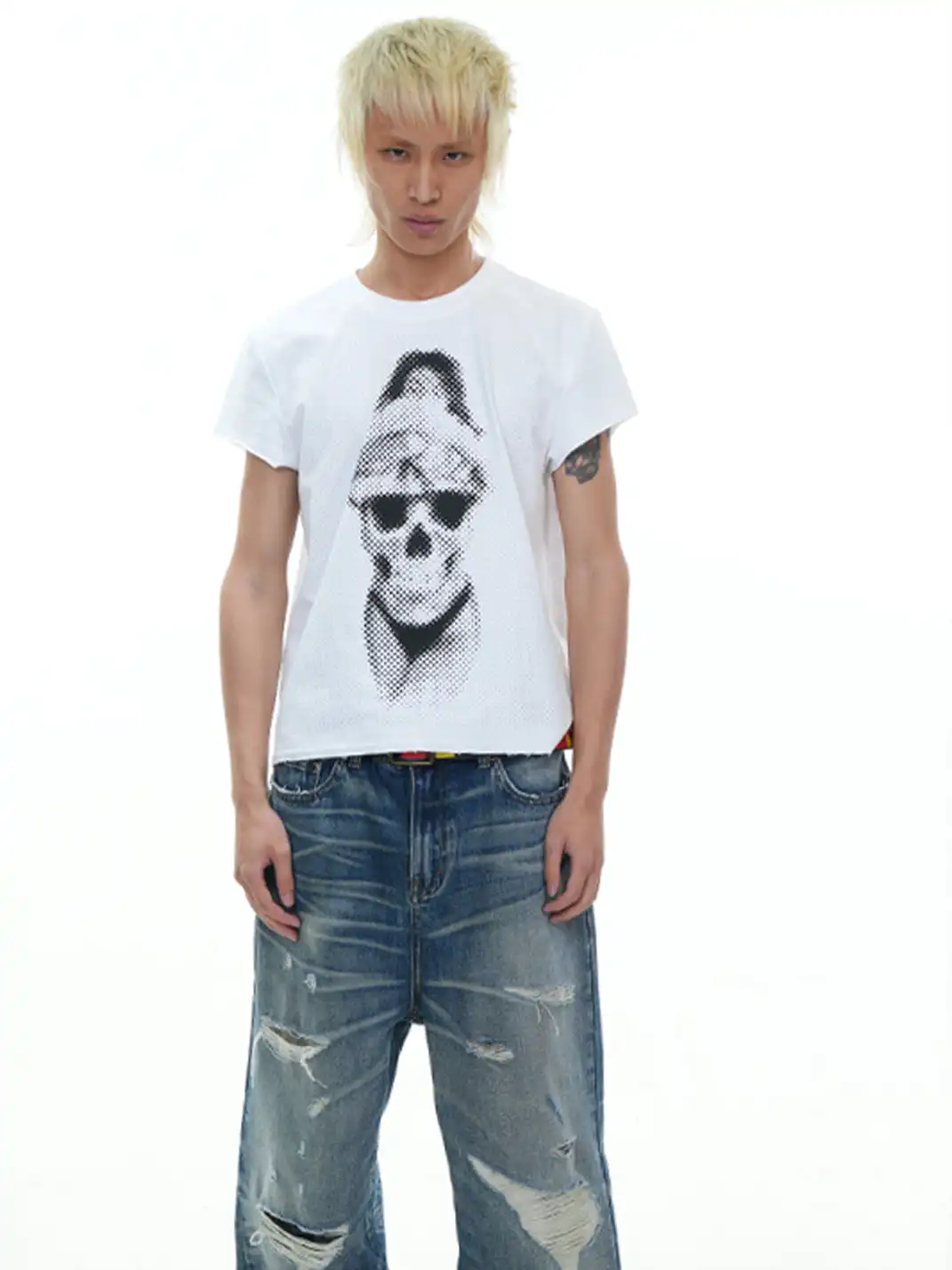 Vinkid | Skeleton Lady Short Sleeve T-Shirt
