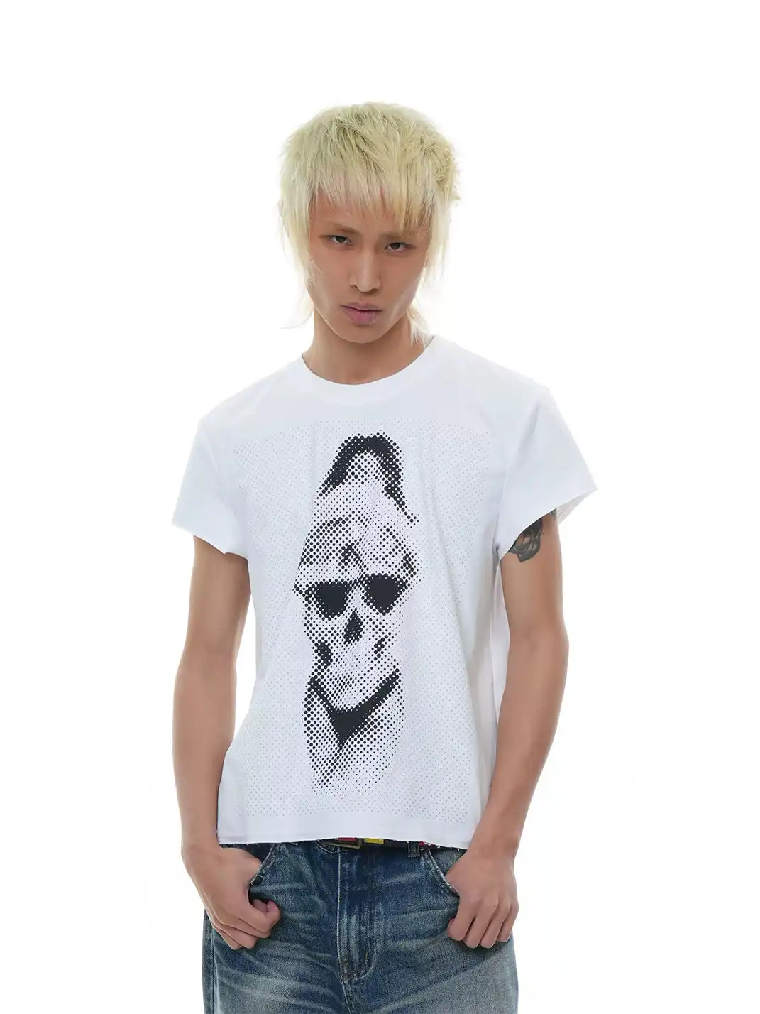 Vinkid | Skeleton Lady Short Sleeve T-Shirt