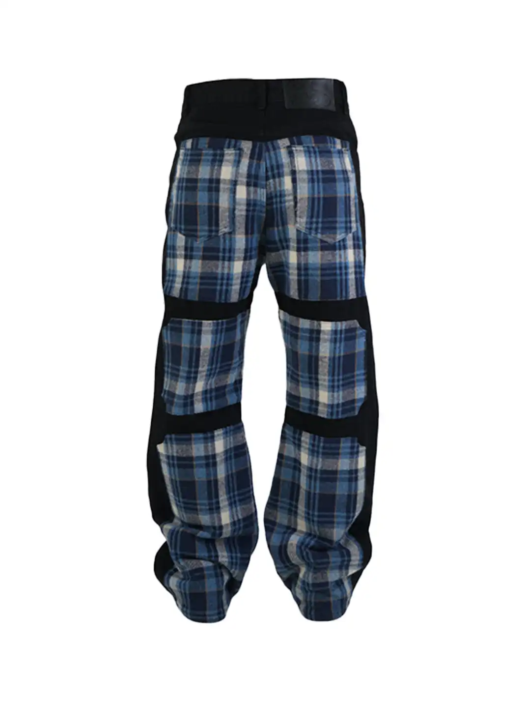 Vinkid | Plaid Patchwork Jeans