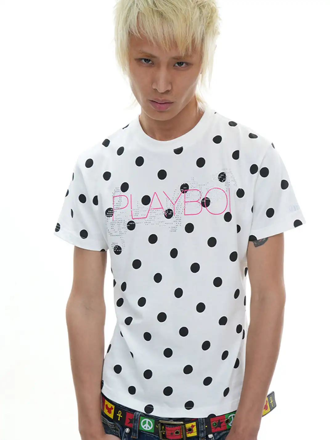 Vinkid | Polka Dot Short Sleeve T-Shirt
