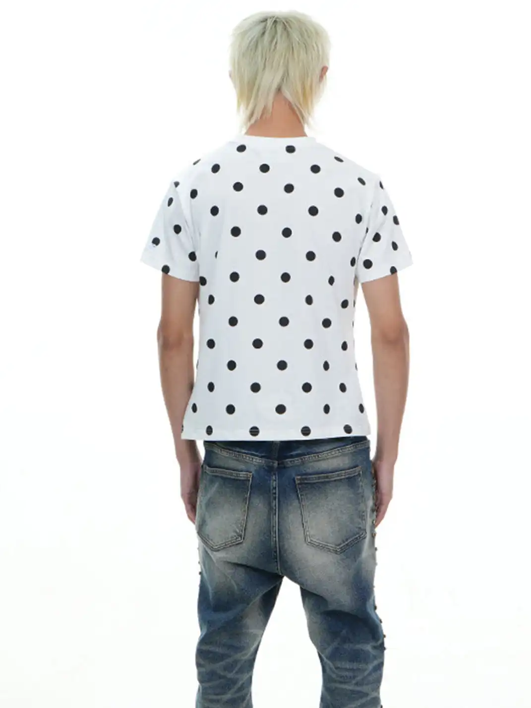 Vinkid | Polka Dot Short Sleeve T-Shirt