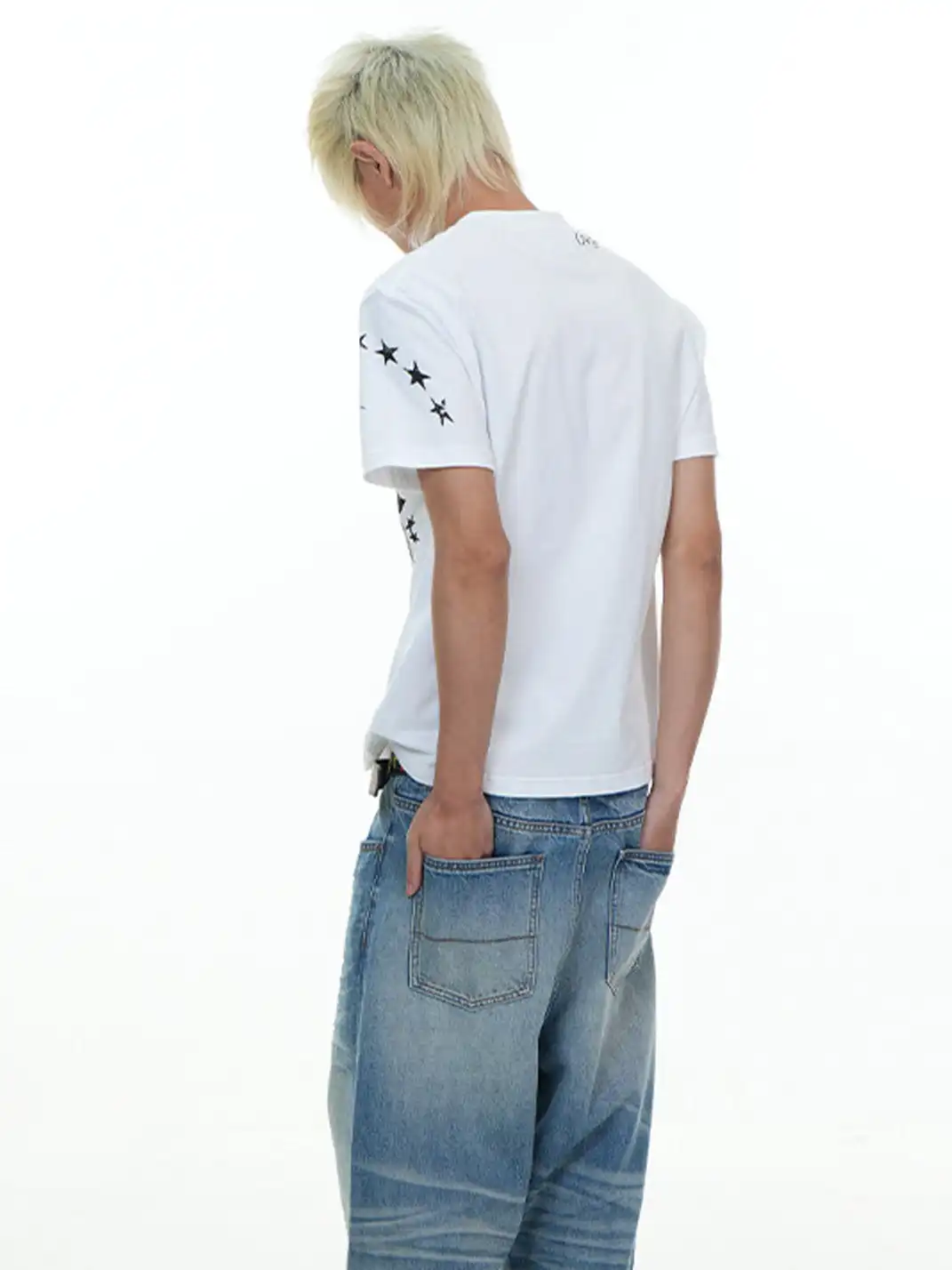 Vinkid | Star Emblem Peace Dove Jeans