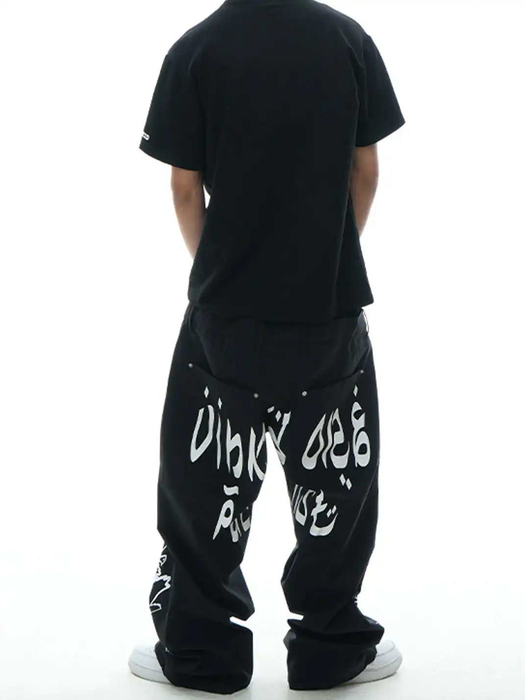 Vinkid | Double Waistband Nylon Pants