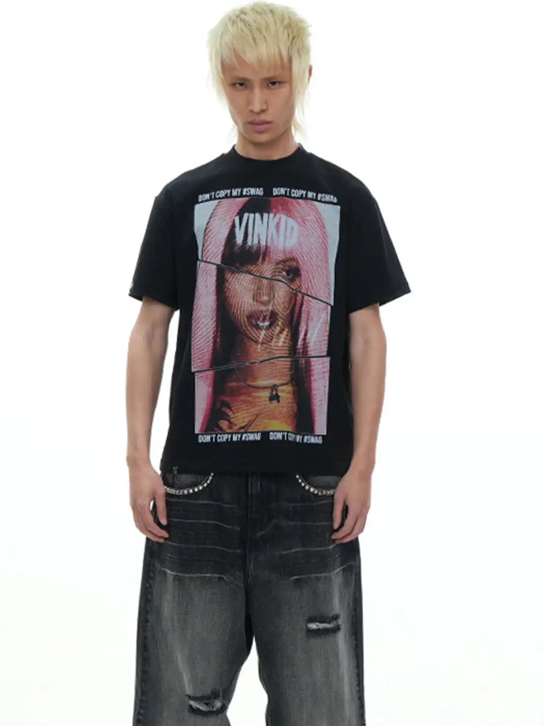 Vinkid | Portrait Poster Print T-Shirt