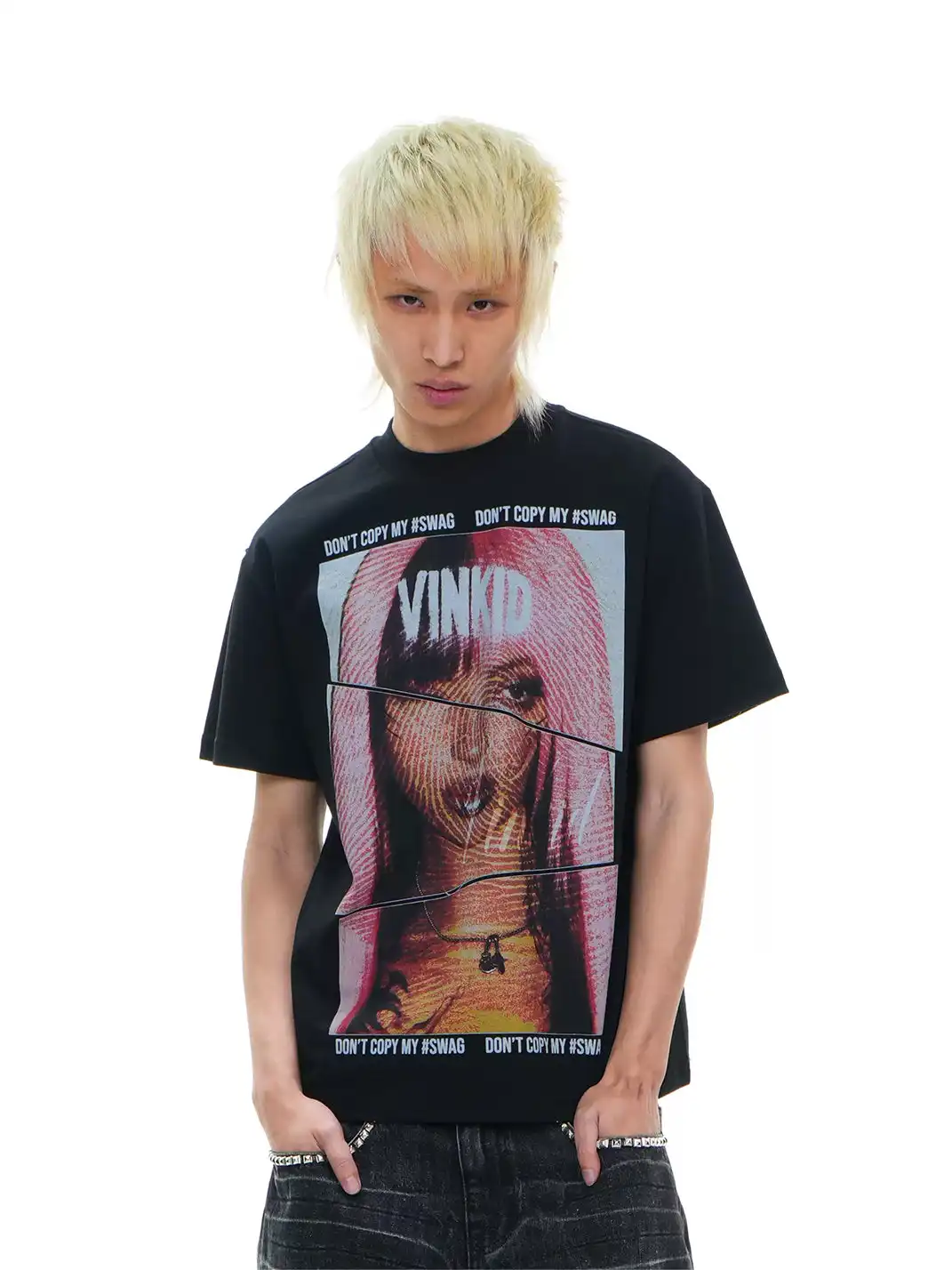 Vinkid | Portrait Poster Print T-Shirt