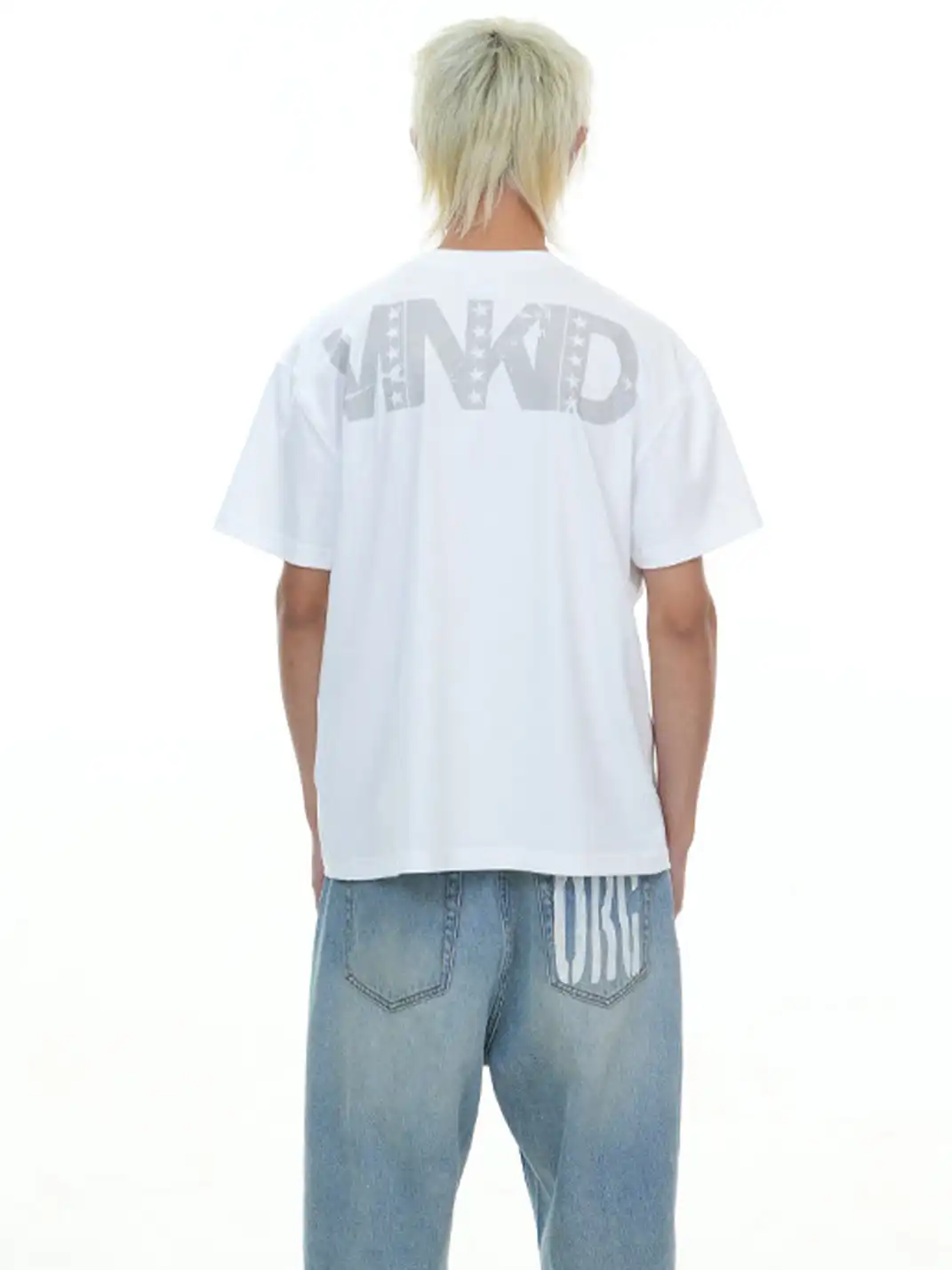 Vinkid | Tiered Snake Print & Dove Graphic T-Shirt