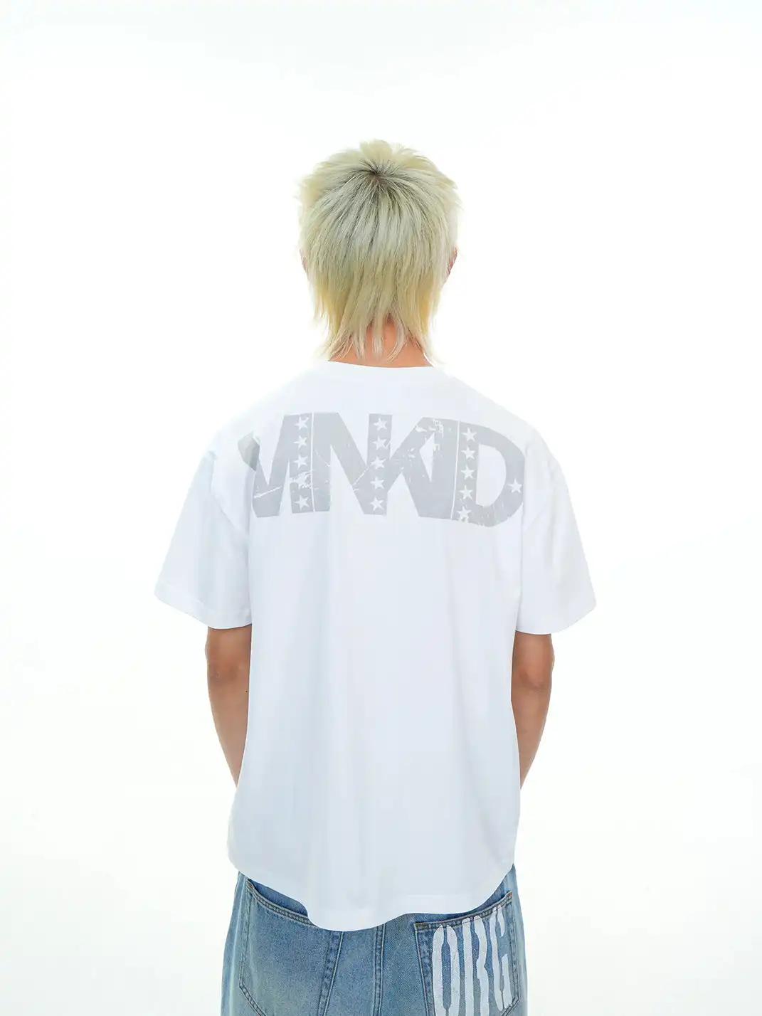Vinkid | Tiered Snake Print & Dove Graphic T-Shirt