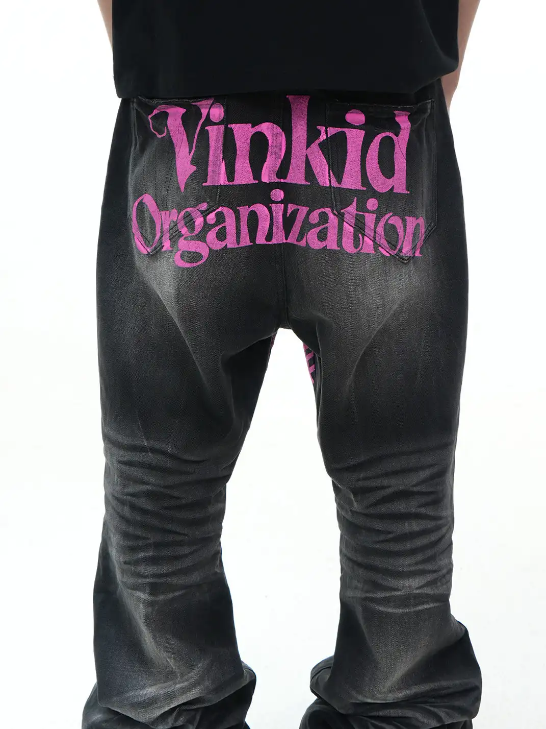 Vinkid | Cloud Ladder Washed Denim Jeans