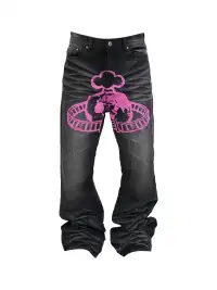 Vinkid | Cloud Ladder Washed Denim Jeans