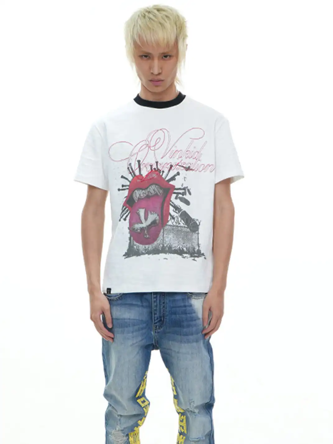 Vinkid | Random Stud Tongue T-Shirt