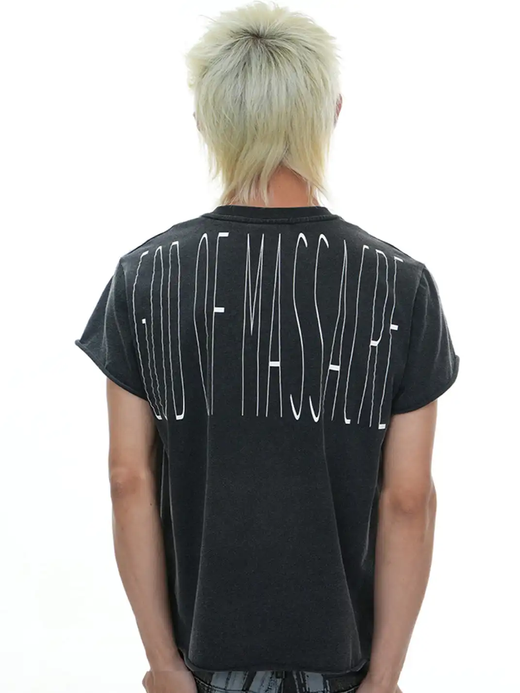 Vinkid | Studded Face Graphic T-Shirt