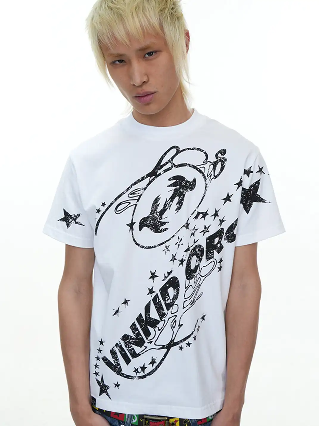 Vinkid |  Star Graphic Logo Print T-Shirt