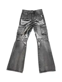 Vinkid | Heavy Distressed Ripped Jeans