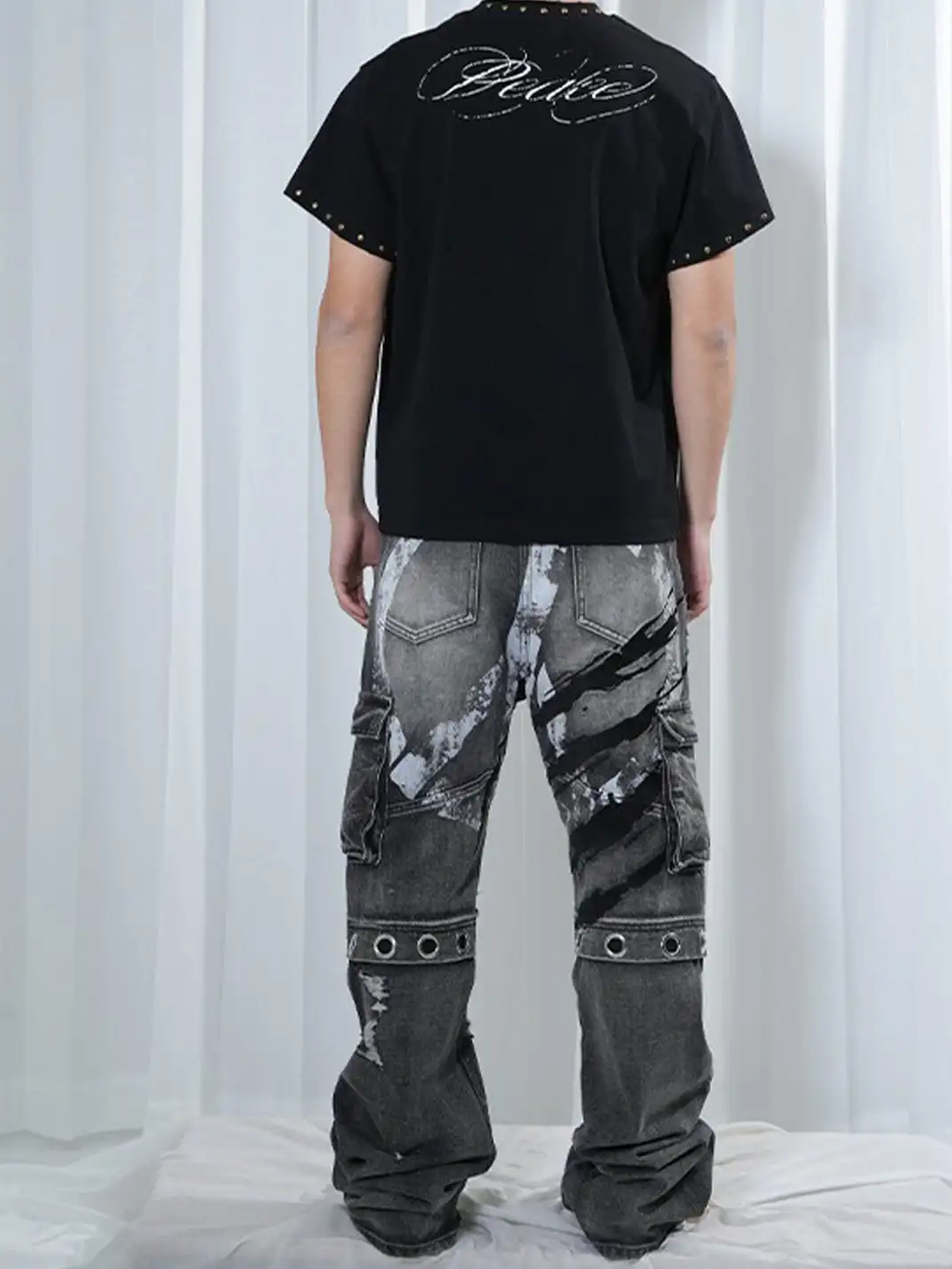 Vinkid | Heavy Distressed Ripped Jeans