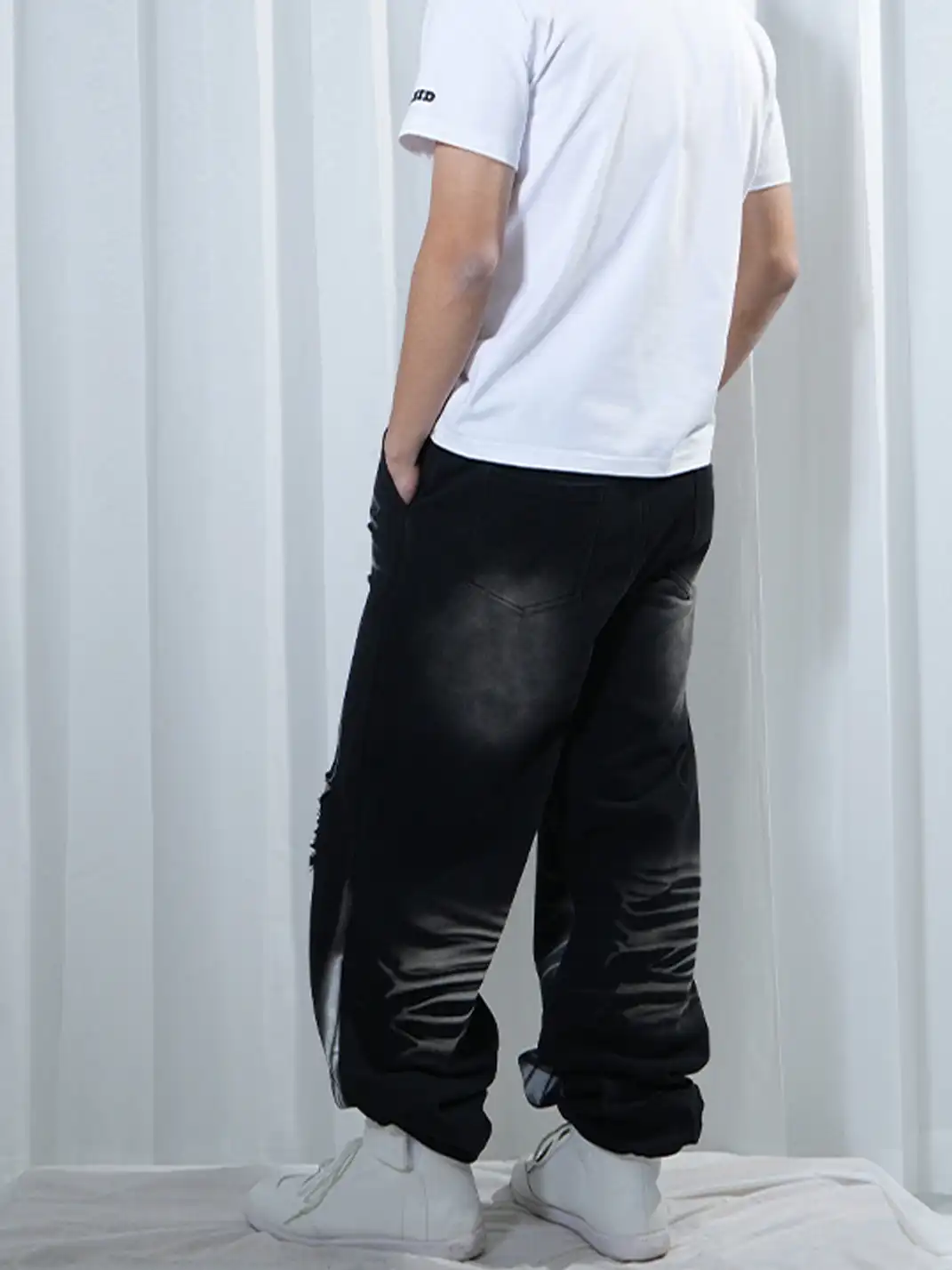 Vinkid | Wash Whisker Printed Sweatpants