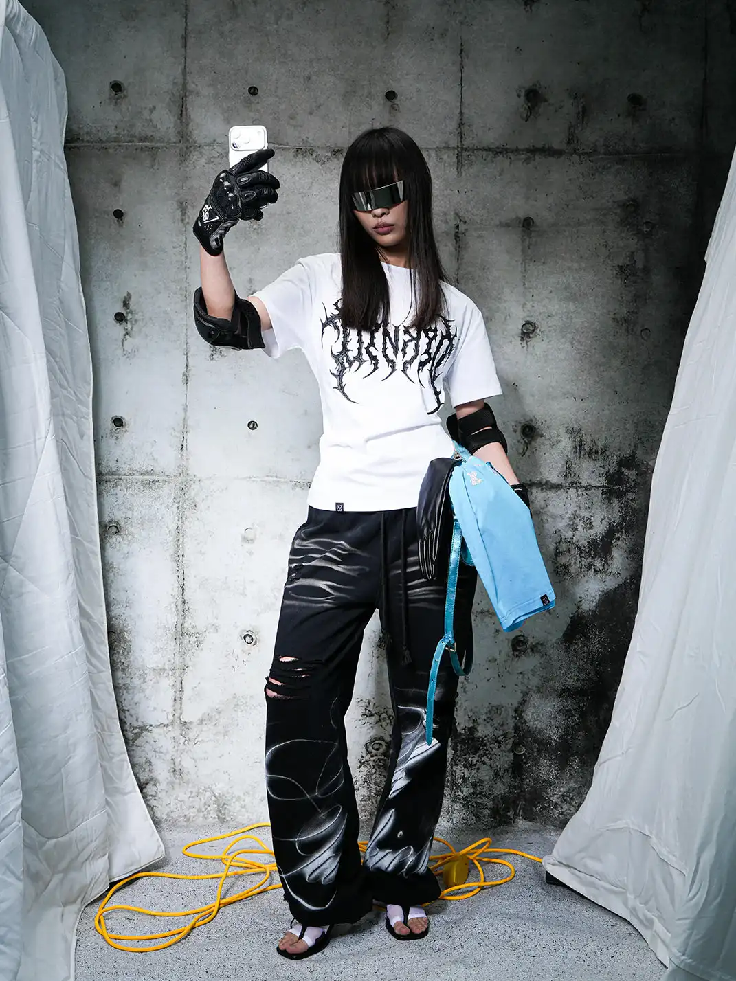 Vinkid | Wash Whisker Printed Sweatpants