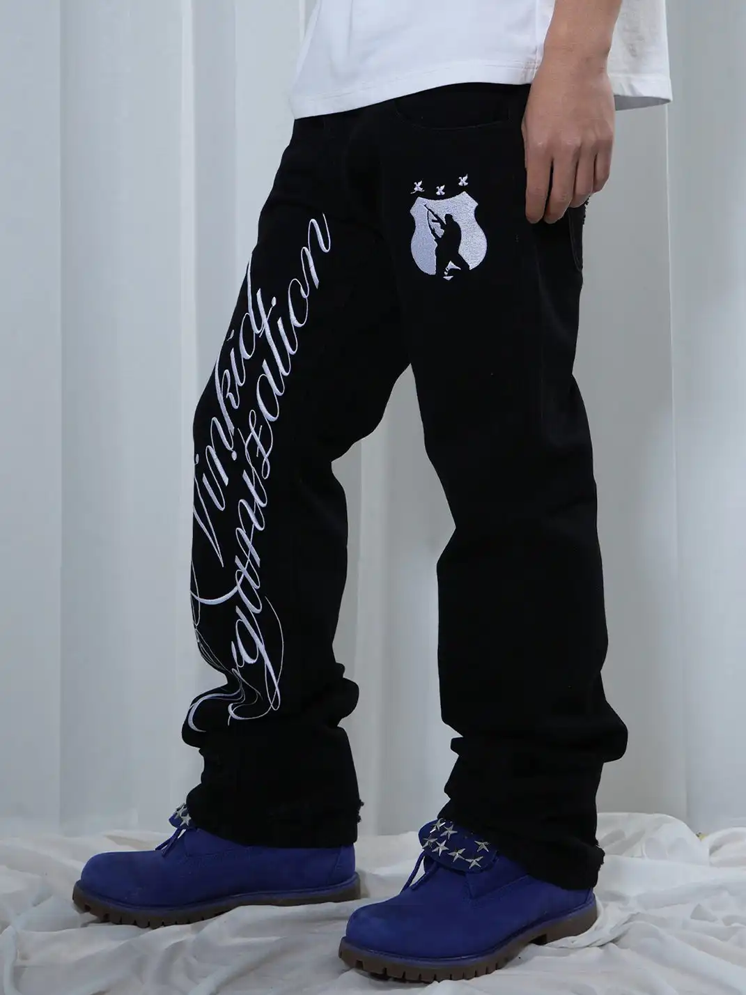 Vinkid | Double Waistband Layered Jeans