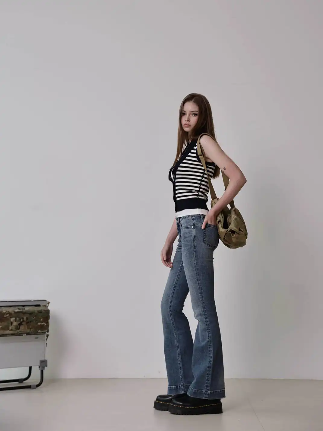 FOT | Natural Lightning Whisker Denim Jeans