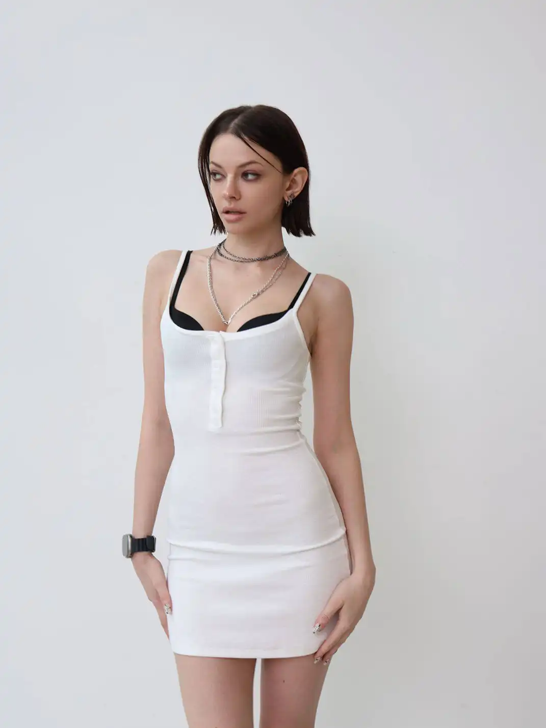 FOT | Henry Shell Button Vest Dress